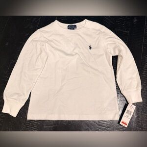 Polo by Ralph Lauren Boys White Long Sleeve Shirt